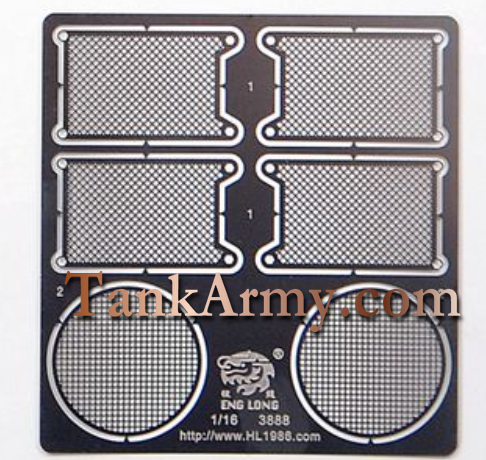 (Factory Price) Metal debris screens / photo etched grills for King Tiger - Click Image to Close